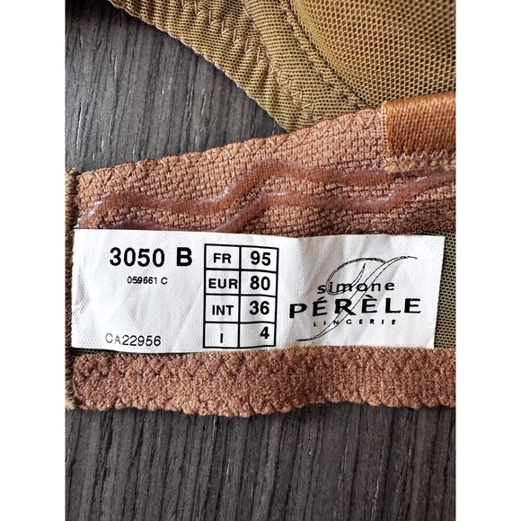 Simon Perele Brown/Tan  Strapless Bra Size 36B - Picture 4 of 5